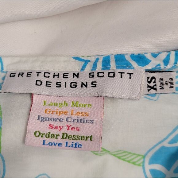 GRETCHEN SCOTT swim coverup dress seashell beach‎ tunic XS - Picture 4 of 9